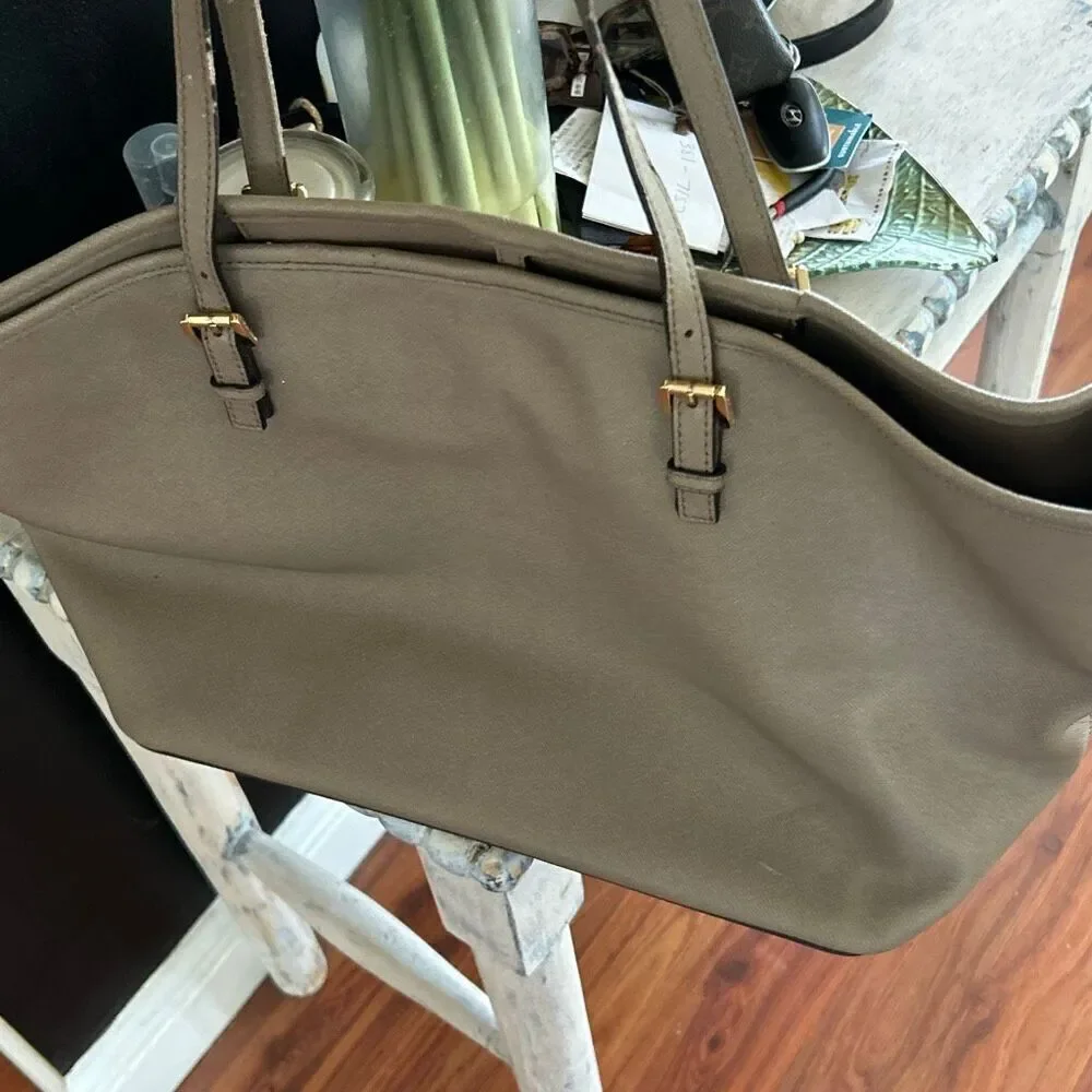 Michael Kors Signature logo, tote bag, taupe large